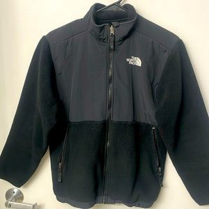 Black Northface large boys fleece